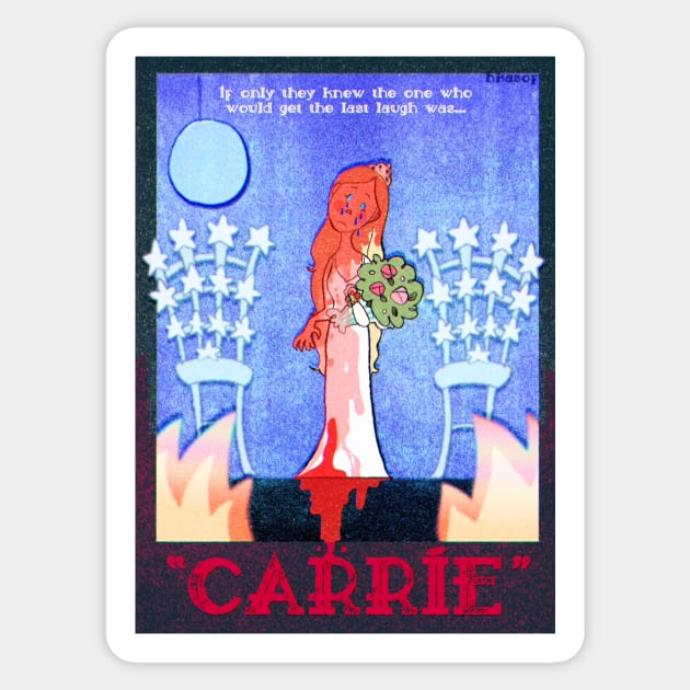 Carrie Sticker by Hkasof